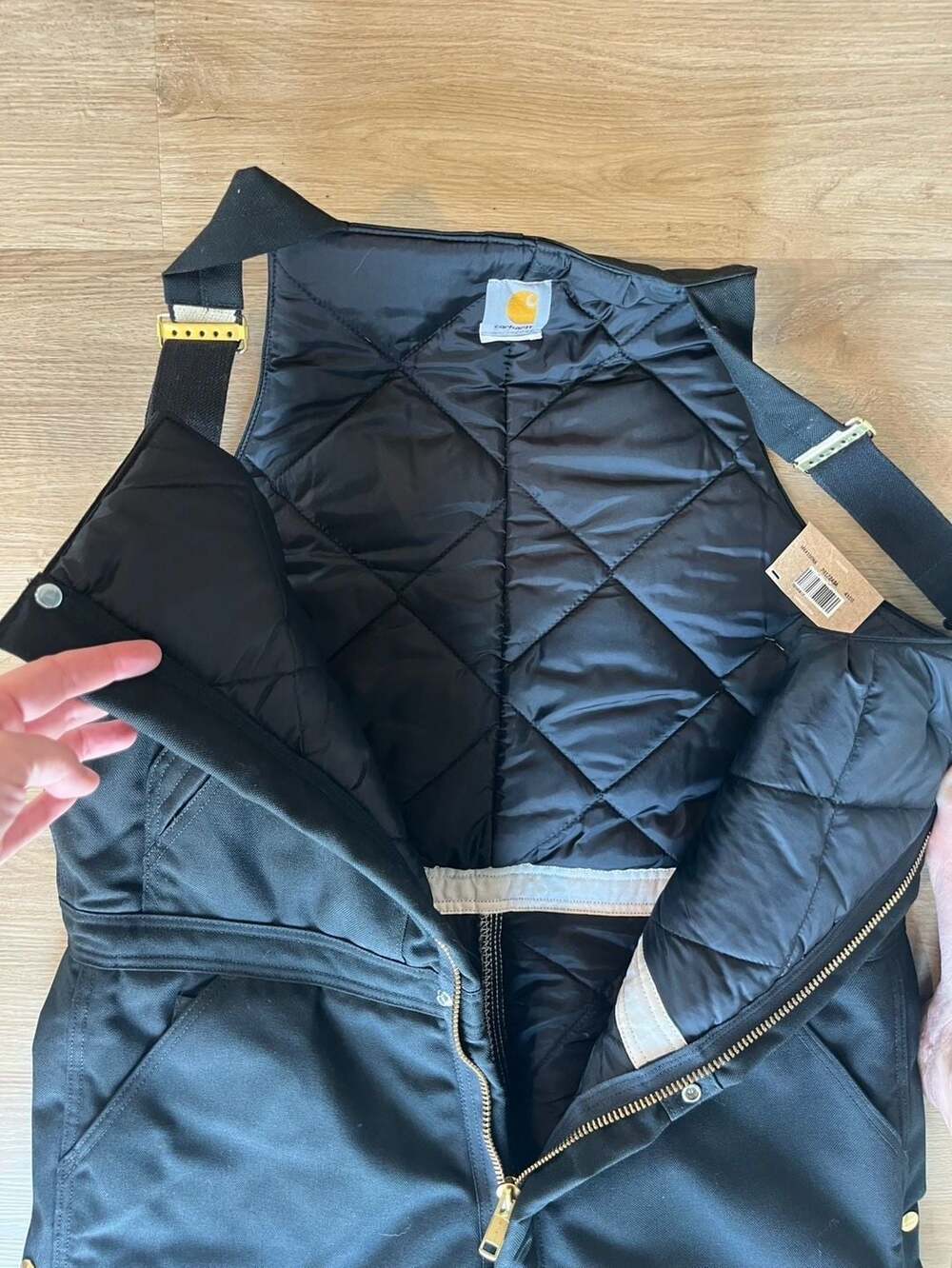 NEW Carhartt,Yukon Extremes Arctic Quilt Lined Bib Overalls,Technical Gear 38x32 - Picture 3 of 10